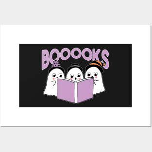 Halloween Books Librarian English Teacher Reader Reading Posters and Art